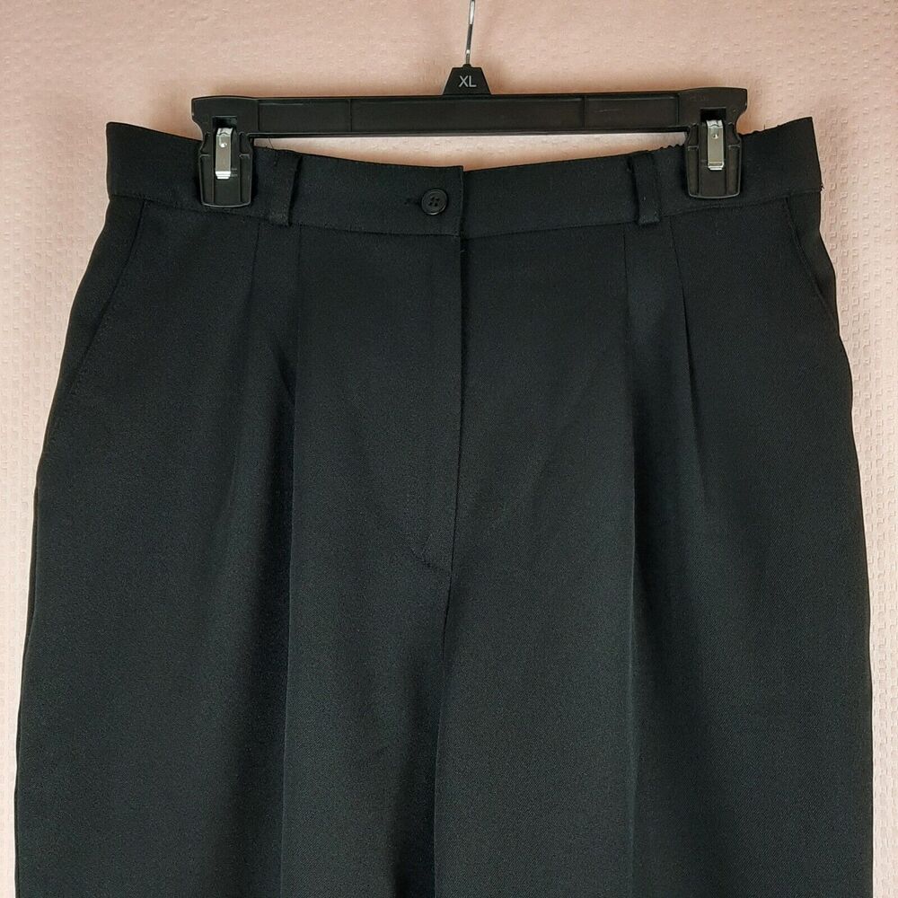 Briggs New York Women Black Pants High Rise Elastic Sides USA Plus Size 16 - Picture 6 of 11